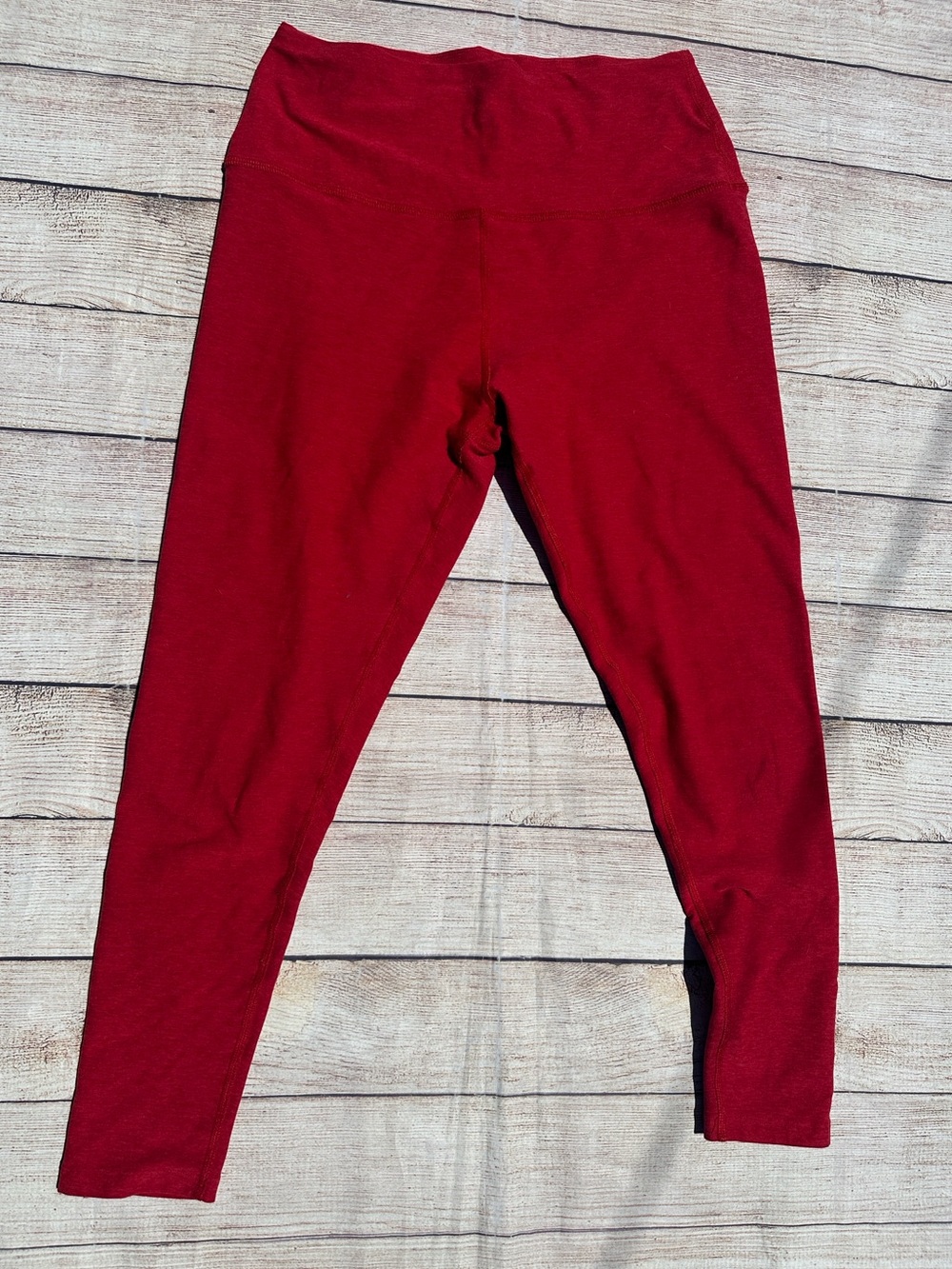 Beyond Yoga Lipstick Red High-Waist Legging Capris Size Large